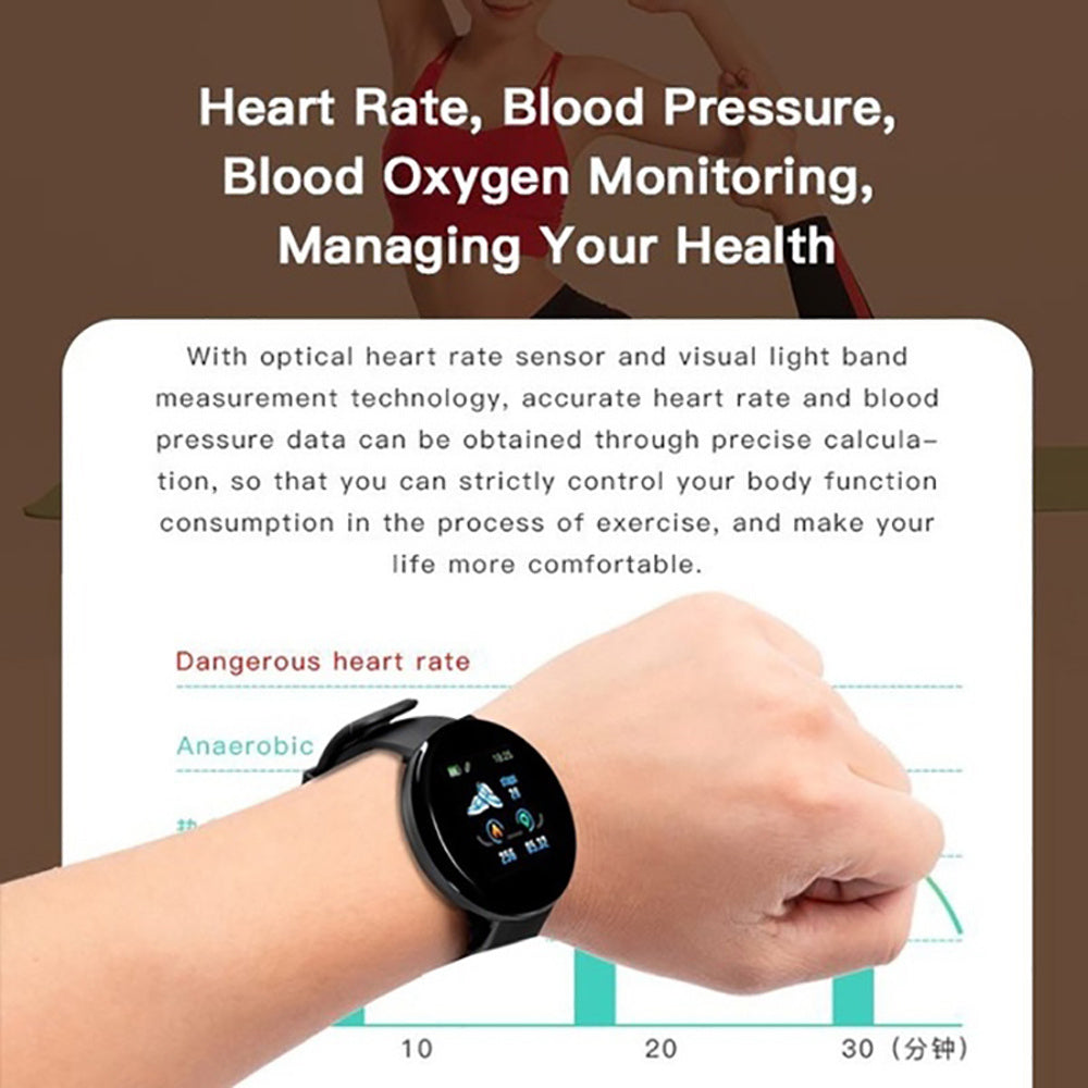 Top selling Bluetooth Smart Watch, Men Women Blood Pressure Heart Rate Monitor Smart Watch, Pedometer Sport Tracker Smart Band For Android IOS