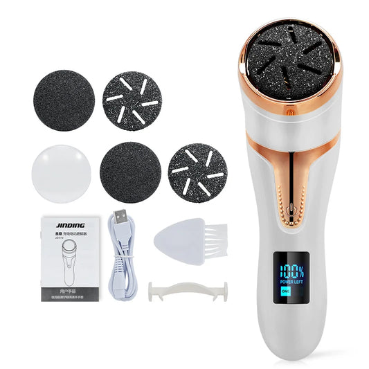 Electric Pedicure Tools Foot Care File Leg Heels Remove Hard Cracked Dead Skin Callus Remover Feet Foot Files Clean Care Machine