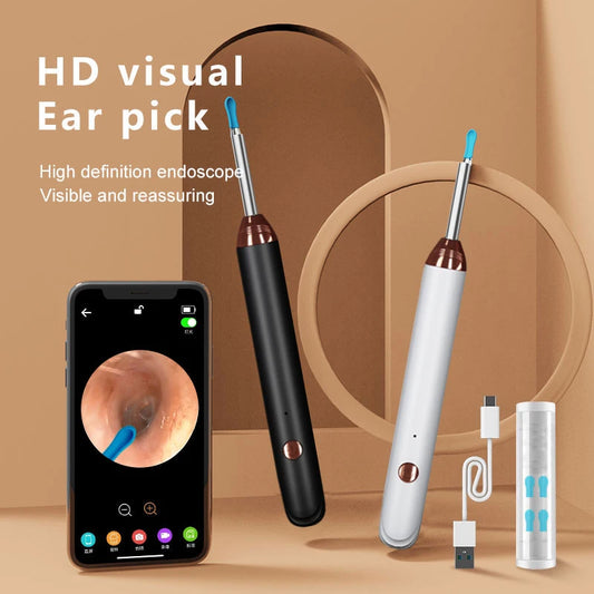 Visual Ear Cleaner Otoscope USB C Charging Endoscope Wax Removal Tool Camera Health Care