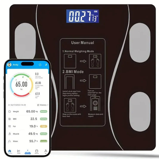 Special electronic scale for body management and fat loss, smart mode, Bluetooth body fat scale, home weight scale, ultra-precis