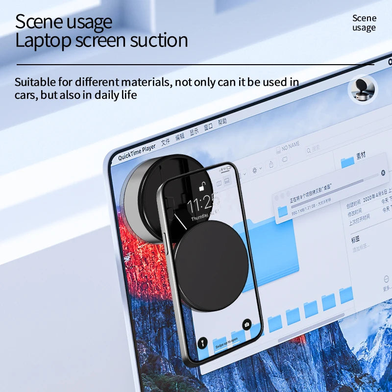 360° Rotatable Vacuum Phone holder Suction Cup Foldable Car Mount Phone Stand Navigation Stand For iPhone Samsung Xiaomi