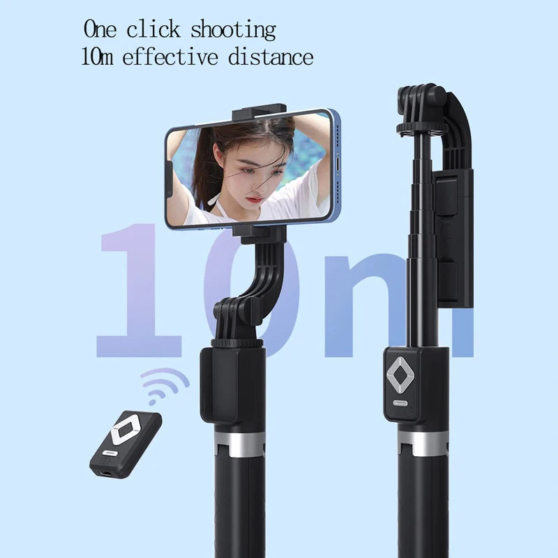 The Great 1.7m Extendable live Tripod Selfie Stick Support LED Ring Dual light mirror Stand 4 in 1 Phone Mount for iPhone X 8 11 Android