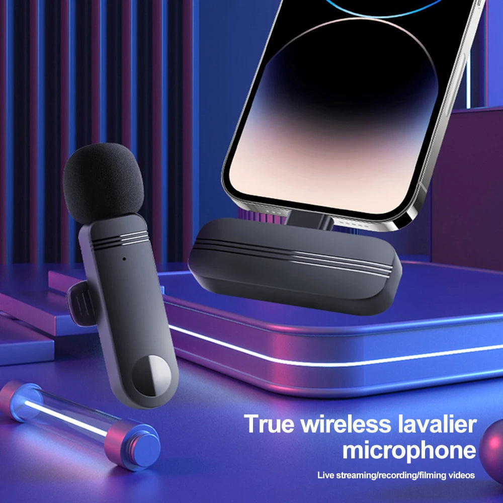 Wireless Mini Mic Audio Video Recording vlogging