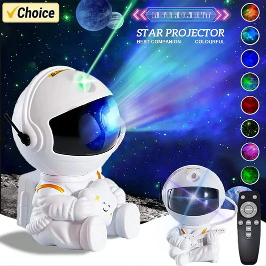 Galaxy Star Astronaut Projector LED Night Light Lamp Decoration Bedroom Room Decorative