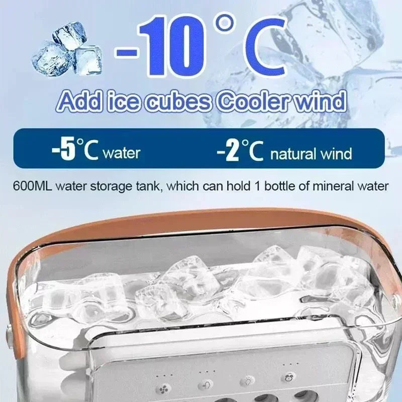 Top seller Portable 3 In 1 Fan AIr Conditioner Household Small Air Cooler LED Night Lights Humidifier Air Adjustment Home Fans