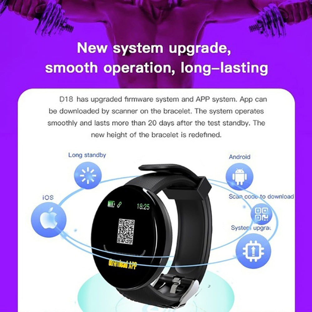 Top selling Bluetooth Smart Watch, Men Women Blood Pressure Heart Rate Monitor Smart Watch, Pedometer Sport Tracker Smart Band For Android IOS